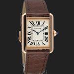 Cartier Tank Solo W5200024 (2019) - Zilver wijzerplaat 31mm Roségoud (4/8)