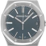 Audemars Piguet Royal Oak Selfwinding 15510ST.OO.1320ST.01 (2020) - Blauw wijzerplaat 41mm Staal (1/7)