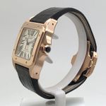 Cartier Santos 100 2792 (Unknown (random serial)) - White dial 41 mm Rose Gold case (7/8)