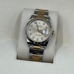 Rolex Datejust 36 126233 (2024) - Gold dial 36 mm Steel case (7/8)