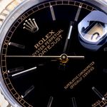 Rolex Datejust 36 16233 (1995) - Zwart wijzerplaat 36mm Goud/Staal (2/8)