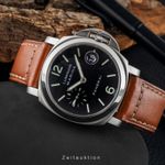 Panerai Luminor Marina Automatic PAM00048 (Unknown (random serial)) - Black dial 40 mm Steel case (2/8)
