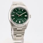 Rolex Oyster Perpetual 36 126000 (2024) - Green dial 36 mm Steel case (1/8)