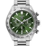 TAG Heuer Carrera CBN2A10.BA0643 (2024) - Groen wijzerplaat 44mm Staal (1/3)