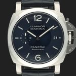 Panerai Luminor Marina PAM01370 (2024) - Blauw wijzerplaat 40mm Staal (3/8)