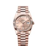 Rolex Day-Date 36 128235 (2024) - Gold dial 36 mm Rose Gold case (1/1)