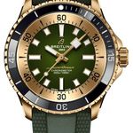 Breitling Superocean 42 N17375201L1S1 (2026) - Green dial 42 mm Bronze case (1/1)