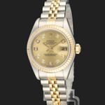Rolex Lady-Datejust 79173 (2001) - Champagne dial 26 mm Gold/Steel case (1/8)