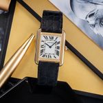 Cartier Tank Solo W5200002 (Unknown (random serial)) - Silver dial 31 mm Yellow Gold case (1/8)