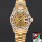 Rolex Lady-Datejust 69158 (1990) - 26 mm Yellow Gold case (1/8)