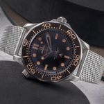 Omega Seamaster Diver 300 M 210.90.42.20.01.001 (Onbekend (willekeurig serienummer)) - Bruin wijzerplaat 42mm Titanium (2/8)