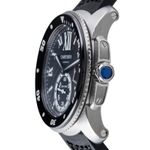 Cartier Calibre de Cartier Diver W7100056 (2010) - Zwart wijzerplaat 42mm Staal (6/8)