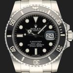 Rolex Submariner Date 116610LN (2011) - Zwart wijzerplaat 40mm Staal (2/8)