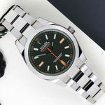 Rolex Milgauss 116400GV (2021) - Zwart wijzerplaat 40mm Staal (1/8)