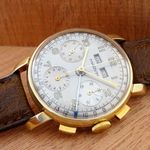 Marvin Vintage Unknown (1950) - White dial 35 mm Yellow Gold case (3/8)