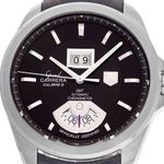 TAG Heuer Grand Carrera WAV5113.FC6230 (2010) - Bruin wijzerplaat 43mm Staal (1/7)