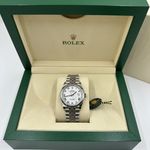 Rolex Datejust 36 126200 (2024) - Wit wijzerplaat 36mm Staal (4/8)