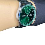 IWC Portuguese Chronograph IW371615 (2024) - Green dial 41 mm Steel case (6/8)