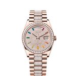 Rolex Day-Date 36 128345RBR (2025) - Diamond dial 36 mm Rose Gold case (1/1)