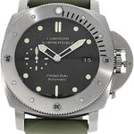 Panerai Luminor Submersible 1950 3 Days Automatic PAM01389 (Onbekend (willekeurig serienummer)) - Zwart wijzerplaat 47mm Keramiek (2/5)