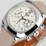 TAG Heuer Monza CR2111 (Onbekend (willekeurig serienummer)) - Wit wijzerplaat 38mm Staal (5/8)