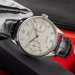 IWC Portuguese Automatic IW500104 (Onbekend (willekeurig serienummer)) - Zilver wijzerplaat 42mm Platina (2/8)