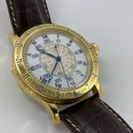 Longines Lindbergh Hour Angle - (Unknown (random serial)) - White dial 48 mm Yellow Gold case (4/8)