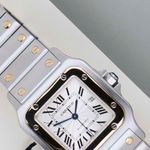 Cartier Santos Galbée 2319 (Onbekend (willekeurig serienummer)) - Zilver wijzerplaat 29mm Staal (3/8)