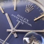 Rolex Oyster Perpetual Date 1501 (1979) - Blue dial 34 mm Steel case (2/8)