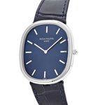 Patek Philippe Golden Ellipse 5738P-001 (2022) - Blauw wijzerplaat 35mm Platina (4/6)