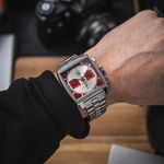 TAG Heuer Monaco CBL2114.FC6486 (Unknown (random serial)) - Silver dial 39 mm Steel case (5/8)