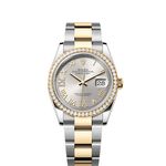 Rolex Datejust 36 126283RBR (2025) - Zilver wijzerplaat 36mm Staal (1/1)