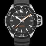 Hamilton Khaki Navy Frogman H77455330 (2024) - Black dial 41 mm Steel case (1/4)