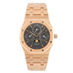 Audemars Piguet Royal Oak Perpetual Calendar 26252OR.OO.D092CR.01 (Unknown (random serial)) - Brown dial 39 mm Rose Gold case (1/8)