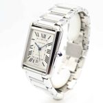 Cartier Tank WSTA0053 (2021) - Zilver wijzerplaat 41mm Staal (2/7)