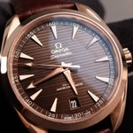 Omega Seamaster Aqua Terra 220.53.41.21.13.001 (2019) - Zwart wijzerplaat 41mm Roségoud (1/8)