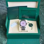 Rolex Oyster Perpetual 41 134300 (2026) - Roze wijzerplaat 41mm Staal (2/6)