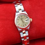 Rolex Lady-Datejust 69173 (Onbekend (willekeurig serienummer)) - Champagne wijzerplaat 26mm Goud/Staal (4/8)