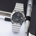 Omega Constellation 1591.51.00 (1998) - Grey dial 28 mm Steel case (3/8)