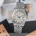 Rolex Datejust 1601 (1966) - Silver dial 36 mm White Gold case (1/8)