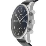 IWC Portuguese Chronograph IW371447 (Unknown (random serial)) - Black dial 41 mm Steel case (6/8)