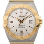 Omega Constellation Double Eagle 1203.30.00 (2007) - Silver dial 38 mm Gold/Steel case (2/6)