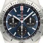 Breitling Chronomat 42 AB0134101C1A1 (Unknown (random serial)) - Blue dial 42 mm Steel case (2/3)