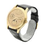 Patek Philippe Perpetual Calendar 3940 (1989) - Zilver wijzerplaat 37mm Geelgoud (8/8)