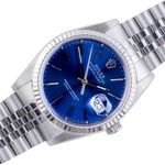 Rolex Datejust 36 16234 (1990) - Blue dial 36 mm Steel case (1/8)