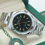 Rolex Milgauss 116400GV (2016) - Zwart wijzerplaat 40mm Staal (1/8)