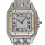 Cartier Panthère 1057917 (1991) - Wit wijzerplaat 22mm Goud/Staal (1/8)