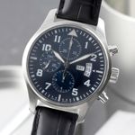 IWC Pilot Chronograph IW377706 (Unknown (random serial)) - Blue dial 43 mm Steel case (3/8)