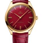Omega De Ville Trésor 435.53.40.21.11.001 (2026) - Red dial 40 mm Yellow Gold case (1/1)