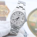 Rolex Oyster Precision 6694 (Unknown (random serial)) - Silver dial 34 mm Steel case (4/8)